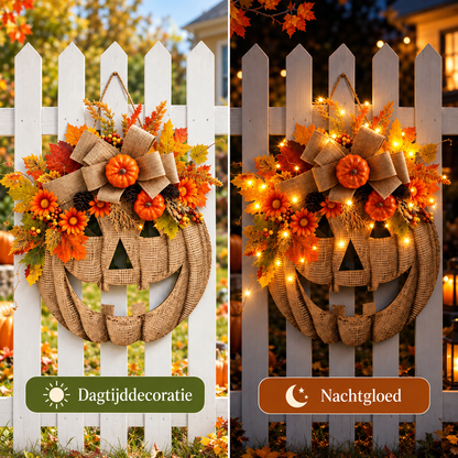 Autumn Pumpkin Door Hanger