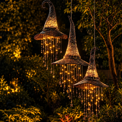 Light-Up Halloween Witch Hat Decoration