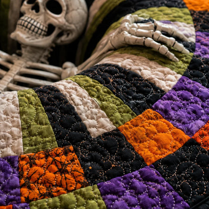 Spooky 3D Skull Accent Rug