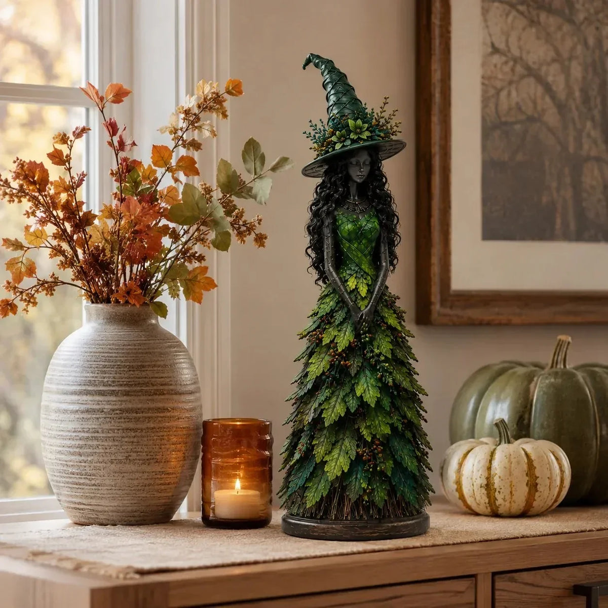 Autumn Witch Hanging Decoration