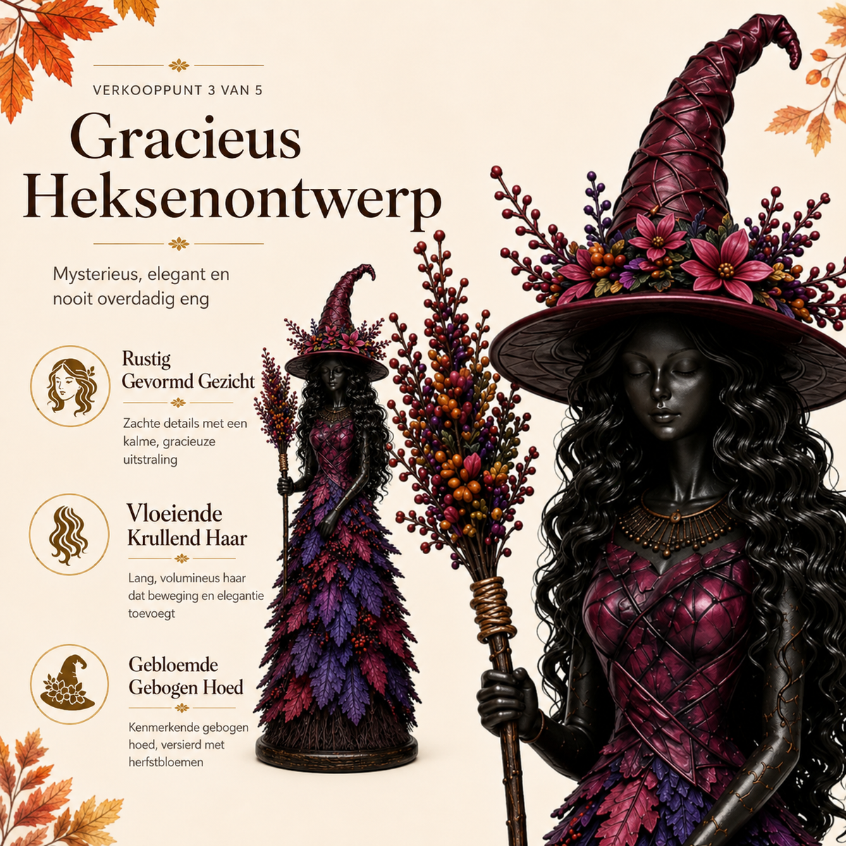 Autumn Witch Hanging Decoration
