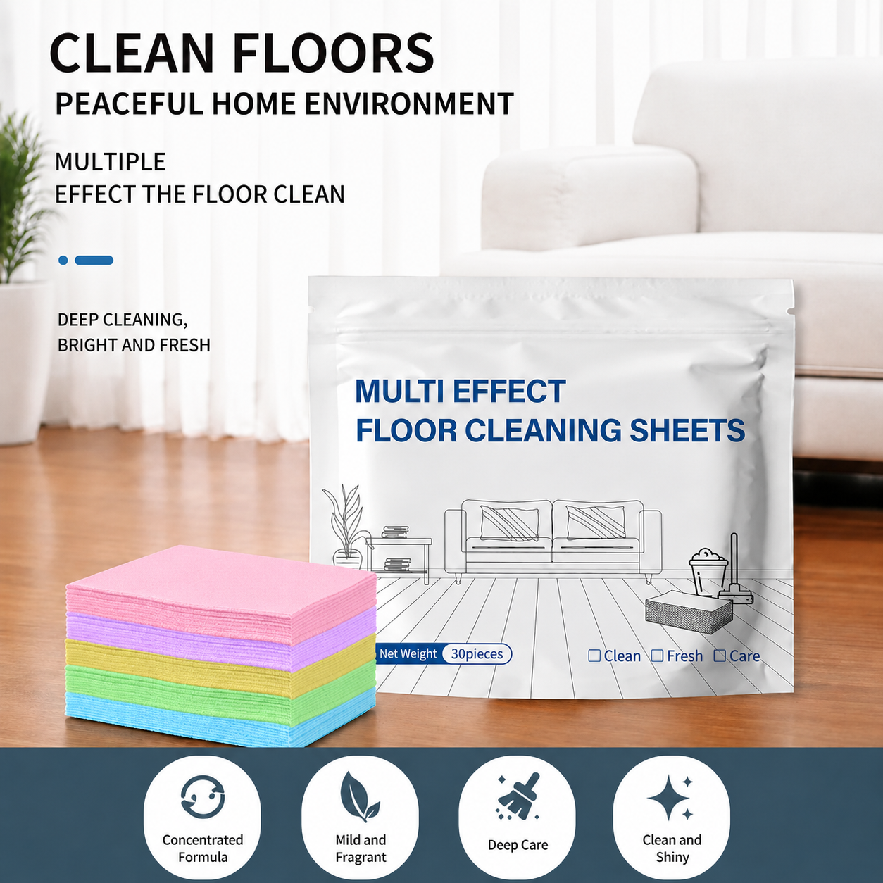 🔥 Buy 1 Get 1 Free | Multi-Surface Floor Cleaner Tablets