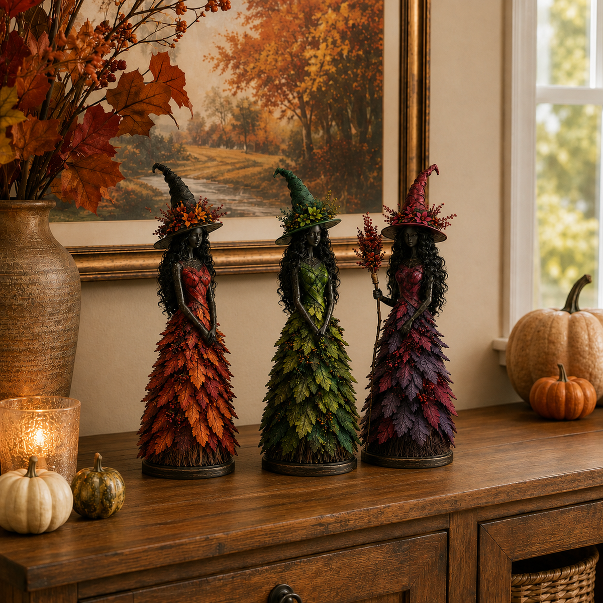 Autumn Witch Hanging Decoration