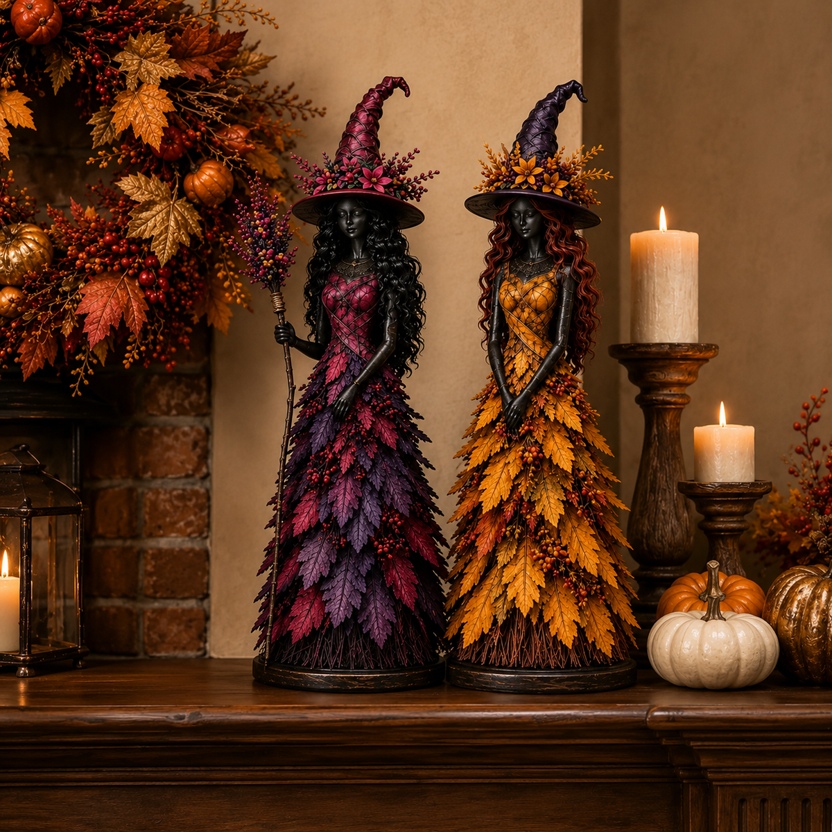 Autumn Witch Hanging Decoration