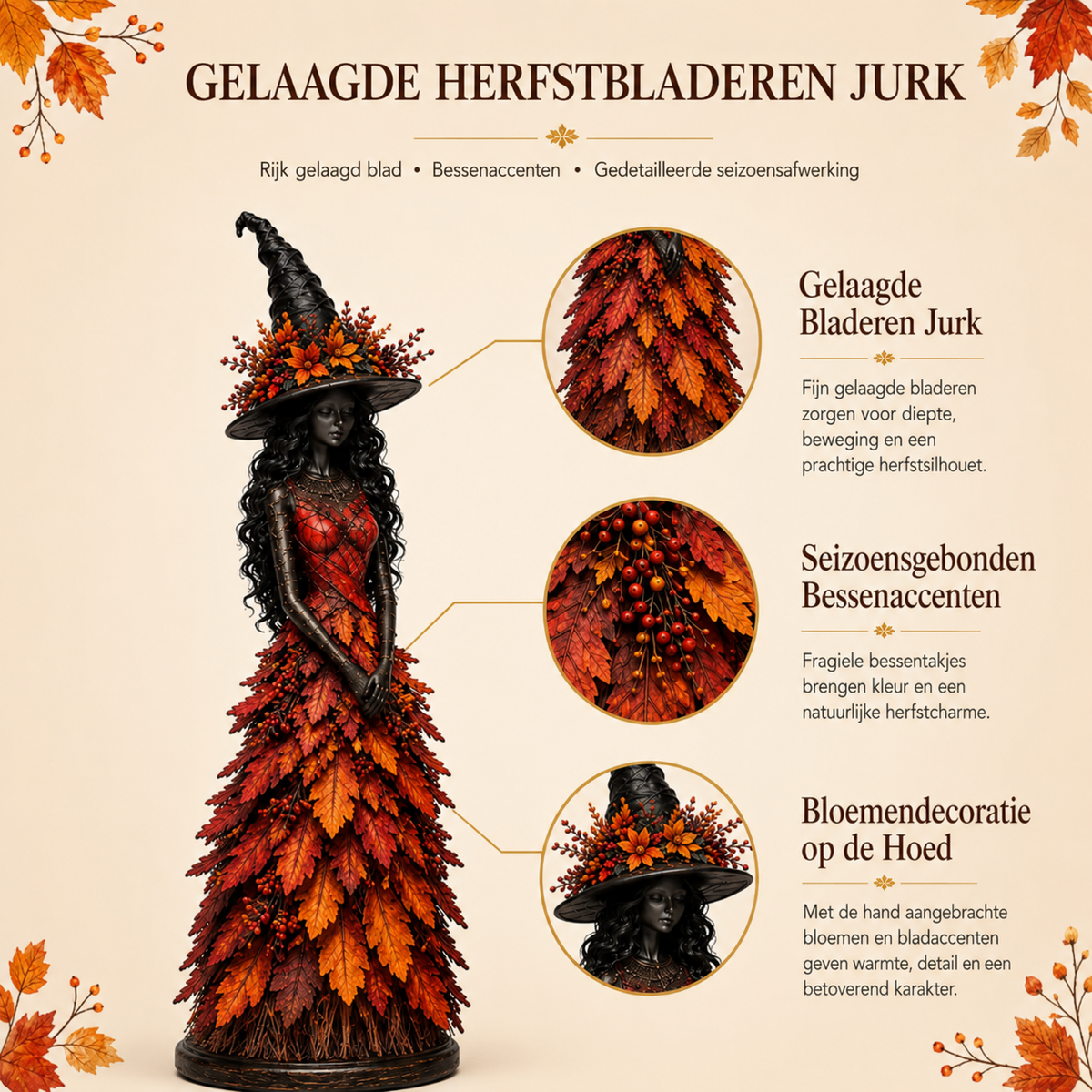 Autumn Witch Hanging Decoration