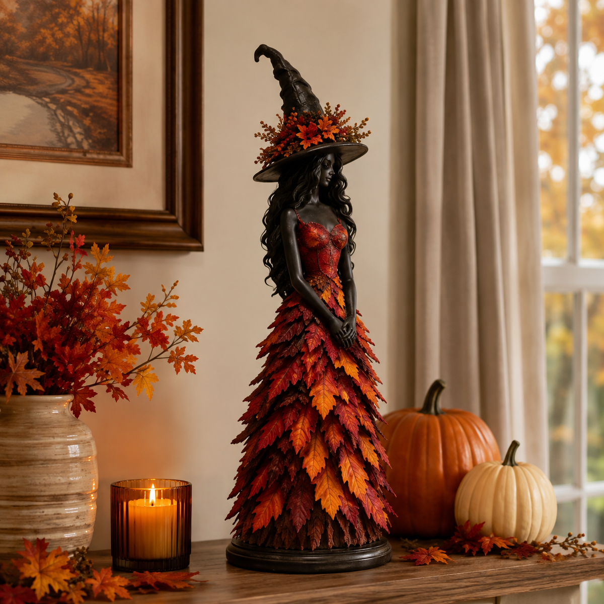 Autumn Witch Hanging Decoration