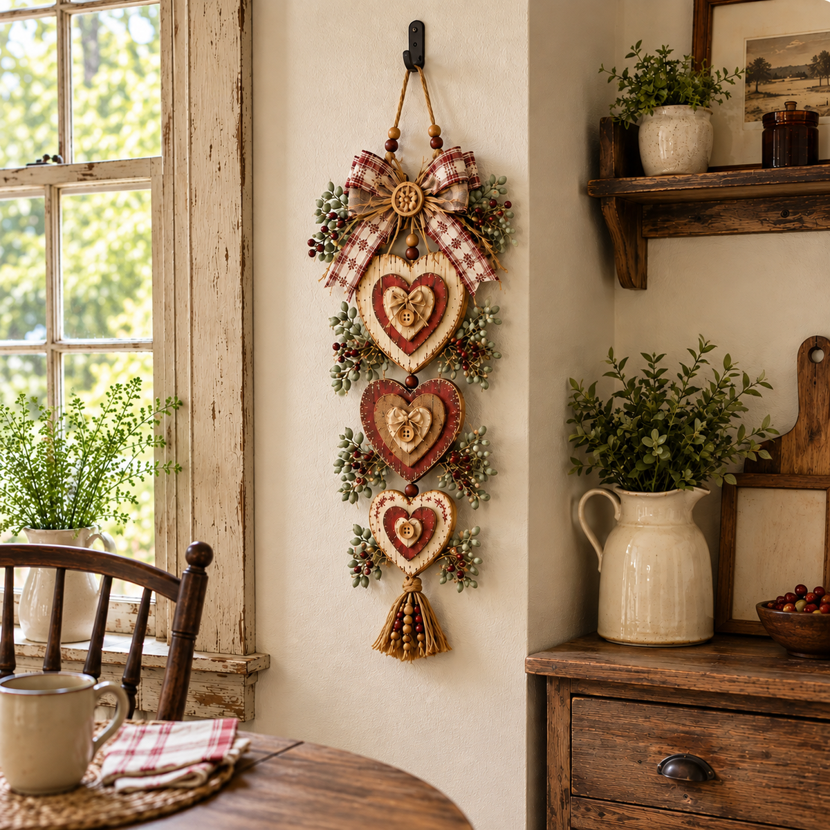 Cozy Heart Hanging Decoration