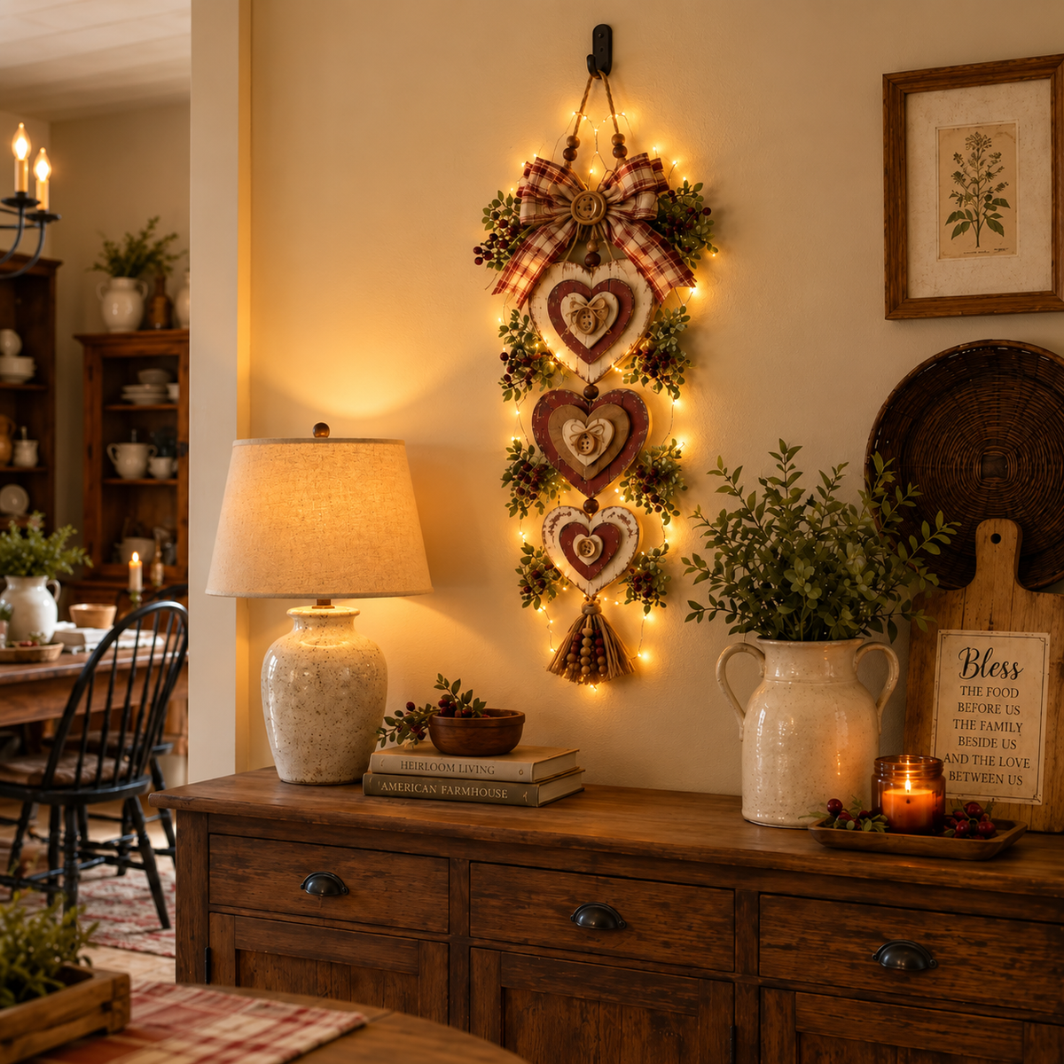 Cozy Heart Hanging Decoration