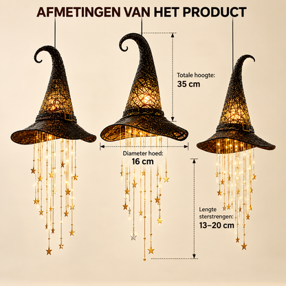 Light-Up Halloween Witch Hat Decoration