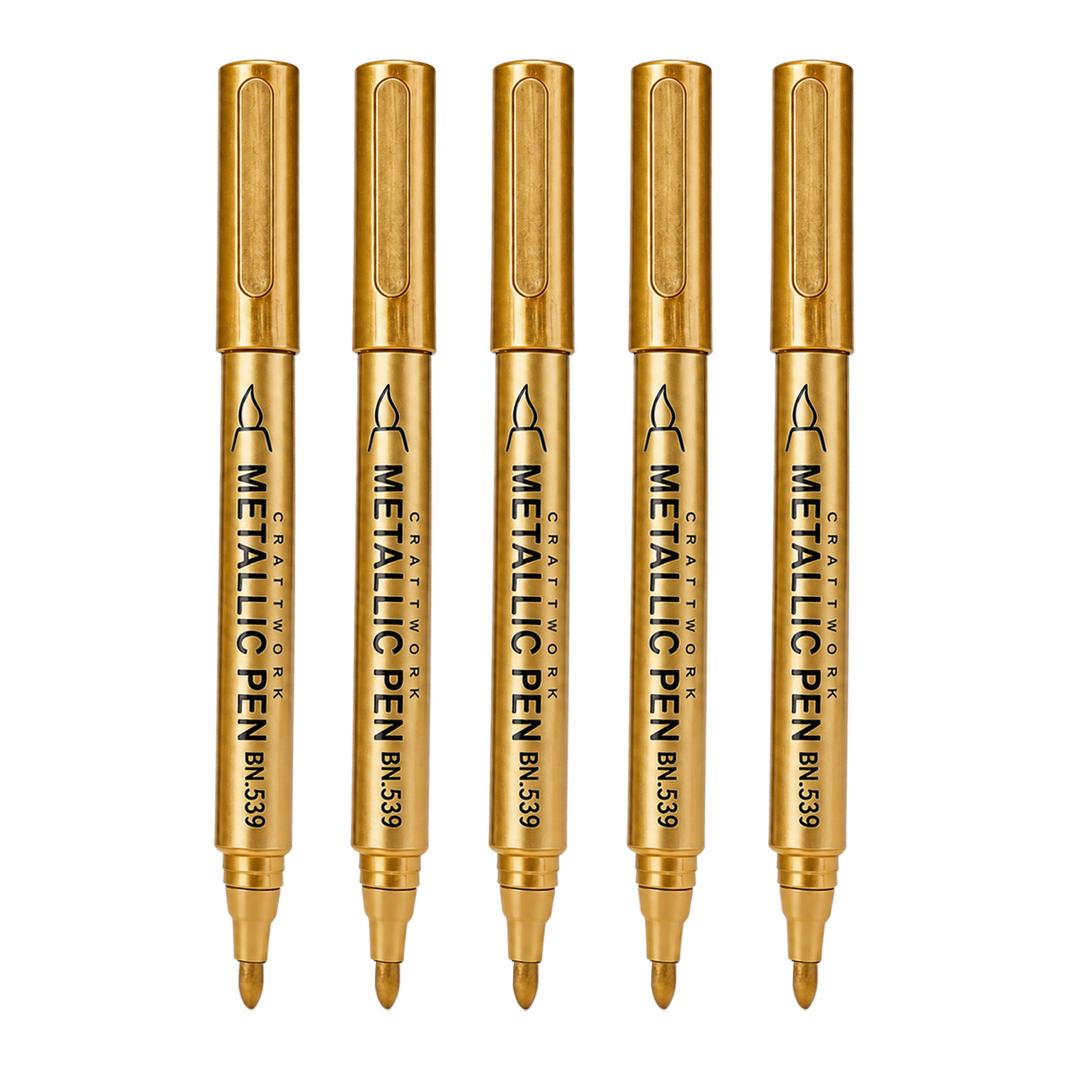 Gold-colored gravestone pen for restoring faded engravings
