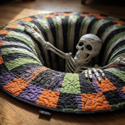 Spooky 3D Skull Accent Rug