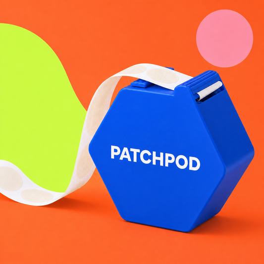 Portable Pull-and-Take Pimple Patch Pod
