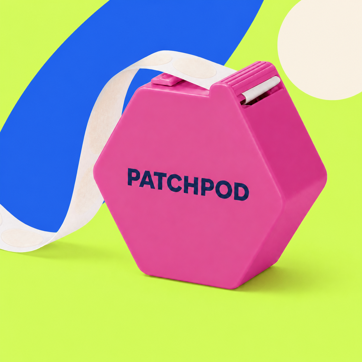 Portable Pull-and-Take Pimple Patch Pod
