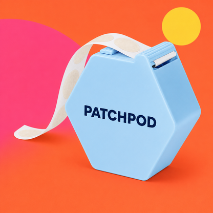 Portable Pull-and-Take Pimple Patch Pod