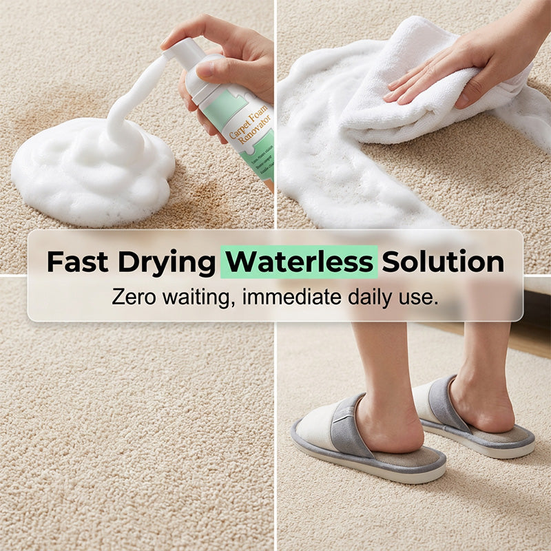 🍀Waterless Carpet Foam Stain Remover